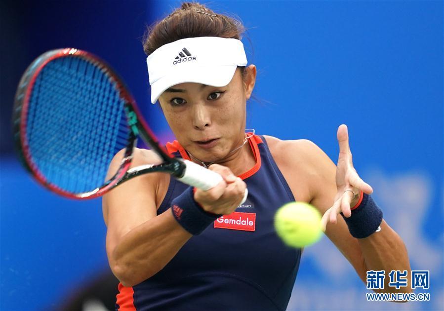 (體育)(5)網(wǎng)球——武漢公開(kāi)賽:王薔晉級(jí)四強(qiáng)